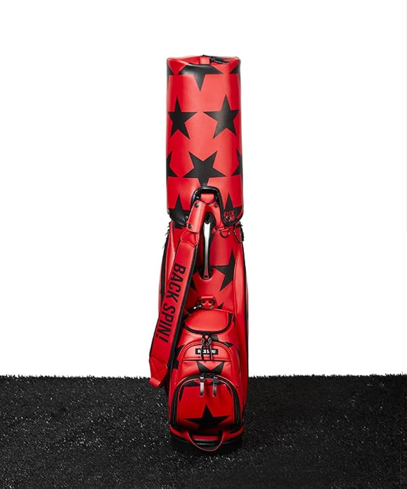 Amazon | 【正規品】BACK SPIN! STAR PU Tour Golf Bag バック